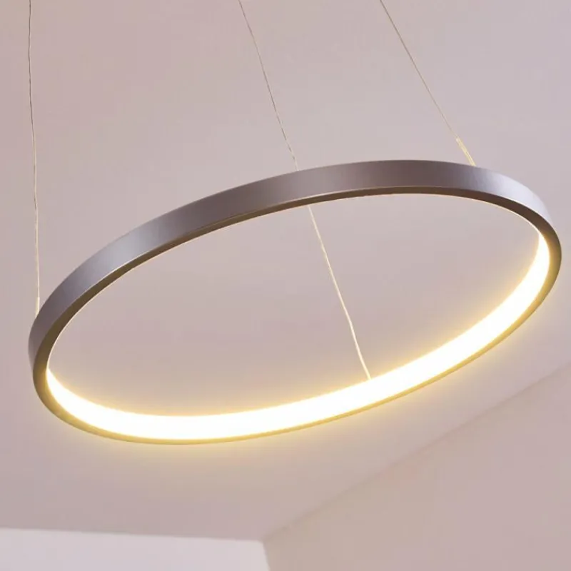 hofstein Suspension Canisteo LED Argenté, 1 lumière* Suspensions