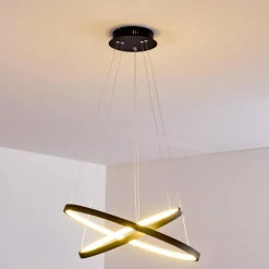 hofstein Suspension Canisteo LED Noir, 2 lumières