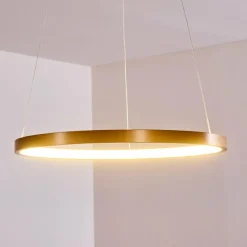 Lampes Dorées-hofstein Suspension Canisteo LED Or, 1 lumière