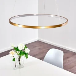 Lampes Dorées-hofstein Suspension Canisteo LED Or, 1 lumière