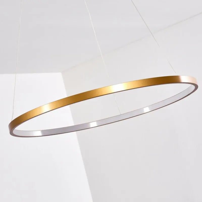 Lampes Dorées-hofstein Suspension Canisteo LED Or, 1 lumière