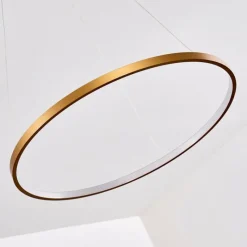 Lampes Dorées-hofstein Suspension Canisteo LED Or, 1 lumière