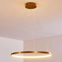 Lampes Dorées-hofstein Suspension Canisteo LED Or, 1 lumière