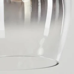 Suspension Verre Fumé-hofstein Suspension Capdevila Chrome, 1 lumière