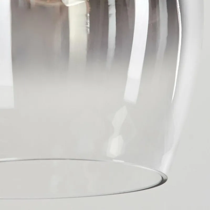 Suspension Verre Fumé-hofstein Suspension Capdevila Chrome, 1 lumière