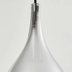 Suspension Verre Fumé-hofstein Suspension Capdevila Chrome, 1 lumière