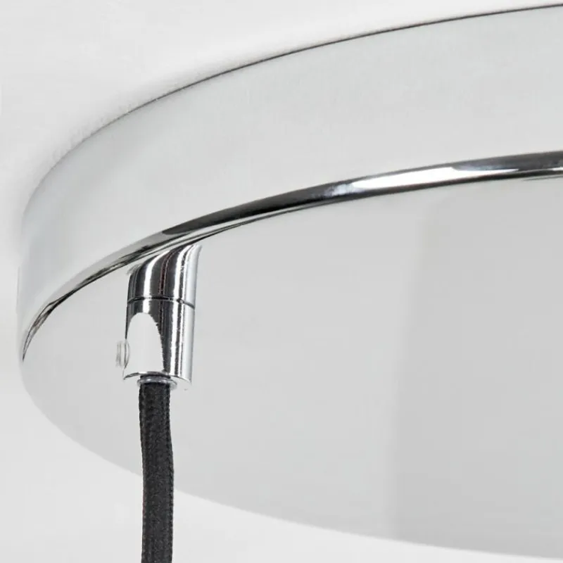 Suspension Verre Fumé-hofstein Suspension Capdevila Chrome, 3 lumières