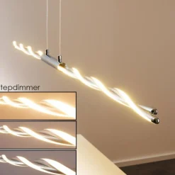 hofstein Suspension CARMACKS LED Chrome, 4 lumières