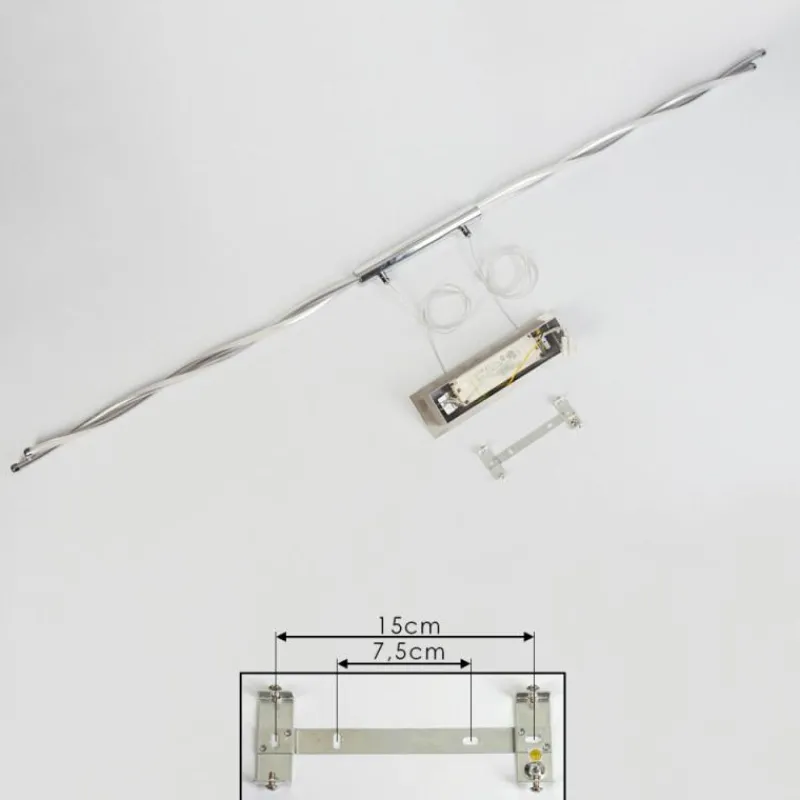 hofstein Suspension Carmacks LED Chrome, 4 lumières