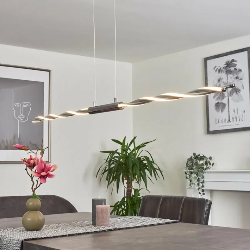 hofstein Suspension Carmacks LED Chrome, 4 lumières