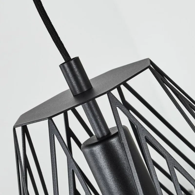 hofstein Suspension Cassils Noir, 1 lumière