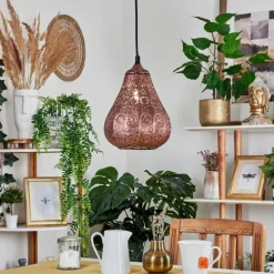 Luminaires Orientaux-hofstein Suspension Cassis Cuivre, 1 lumière