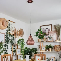 Luminaires Orientaux-hofstein Suspension Cassis Cuivre, 1 lumière