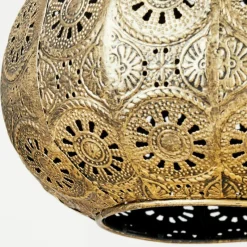 Luminaires Orientaux-hofstein Suspension Cassis Vieux laiton, 1 lumière