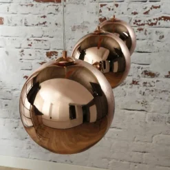 hofstein Suspension Cattenscop Cuivre, 3 lumières