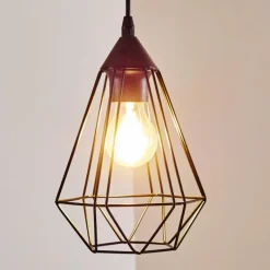 hofstein Suspension Cenova Noir, 1 lumière