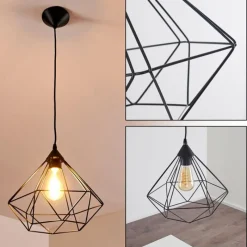 hofstein Suspension Cenova Noir, 1 lumière* Suspensions