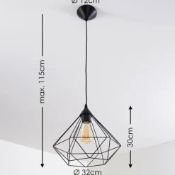 hofstein Suspension Cenova Noir, 1 lumière* Suspensions