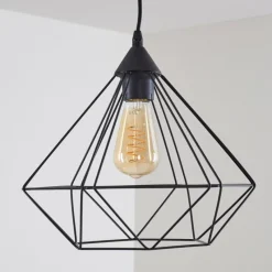 hofstein Suspension Cenova Noir, 1 lumière* Suspensions