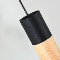 Luminaires Scandinaves-hofstein Suspension Cerrizal Écru, Noir, 3 lumières