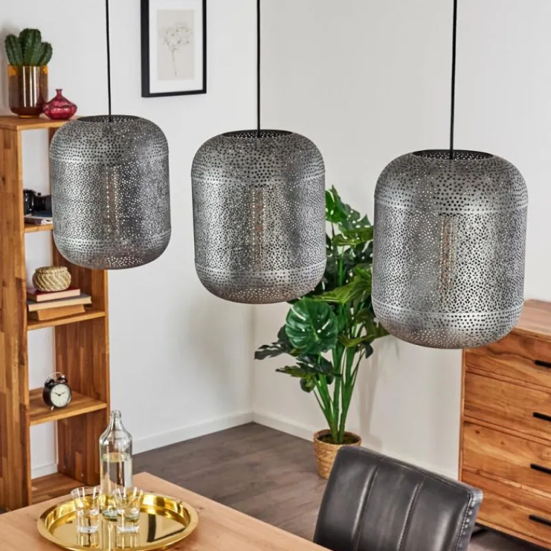 hofstein Suspension Chidu Gris, 3 lumières