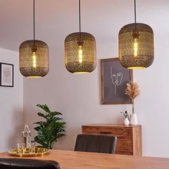 hofstein Suspension Chidu Gris, 3 lumières