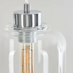 hofstein Suspension Chiedent Chrome, 3 lumières