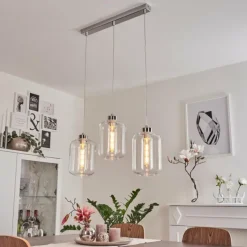 hofstein Suspension Chiedent Chrome, 3 lumières