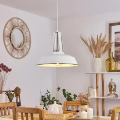 Luminaires Scandinaves-hofstein Suspension Chimay Blanc, 1 lumière