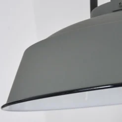 Luminaires Scandinaves-hofstein Suspension Chimay Gris, 1 lumière