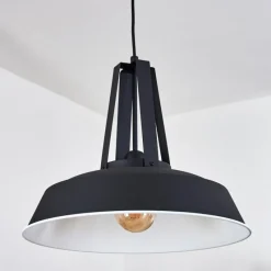 Lampes Industrielles-hofstein Suspension Chimay Noir, 1 lumière