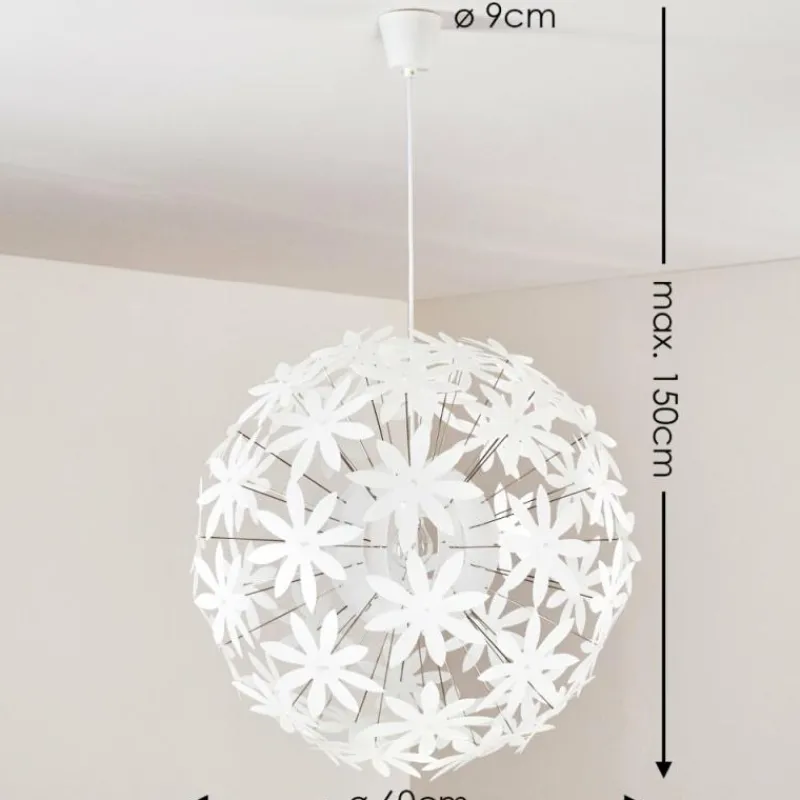 hofstein Suspension Chimore Blanc, 1 lumière