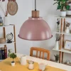 Luminaires Scandinaves-hofstein Suspension Chipou Rose, 1 lumière