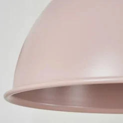 Luminaires Scandinaves-hofstein Suspension Chipou Rose, 1 lumière