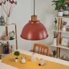 Luminaires Scandinaves-hofstein Suspension Chipou Rouge, 1 lumière