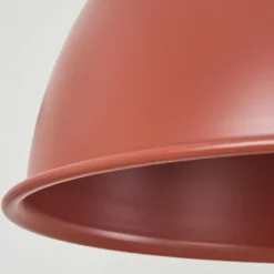 Luminaires Scandinaves-hofstein Suspension Chipou Rouge, 1 lumière