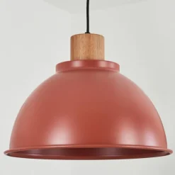Luminaires Scandinaves-hofstein Suspension Chipou Rouge, 1 lumière