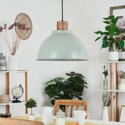 Luminaires Scandinaves-hofstein Suspension Chipou Vert, 1 lumière