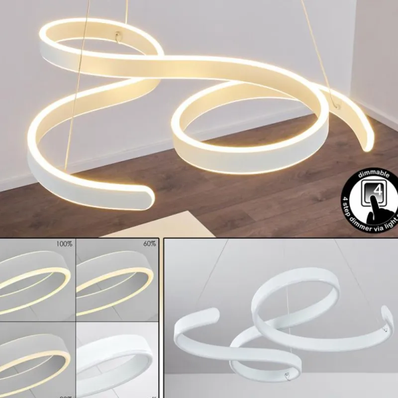 hofstein Suspension Chippewa LED Blanc, 1 lumière