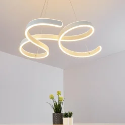 hofstein Suspension Chippewa LED Blanc, 1 lumière