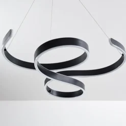 hofstein Suspension Chippewa LED Noir, 1 lumière