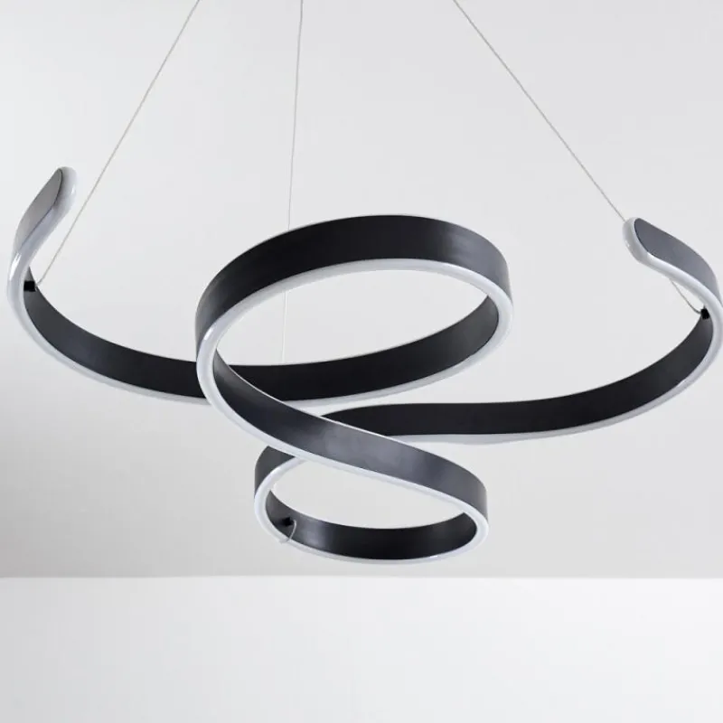 hofstein Suspension Chippewa LED Noir, 1 lumière