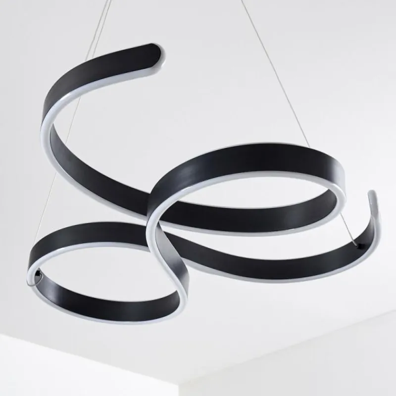 hofstein Suspension Chippewa LED Noir, 1 lumière