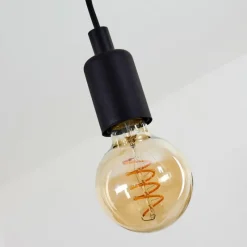 Lampes Vintages & Rétros-hofstein Suspension Chitaj Noir, 1 lumière