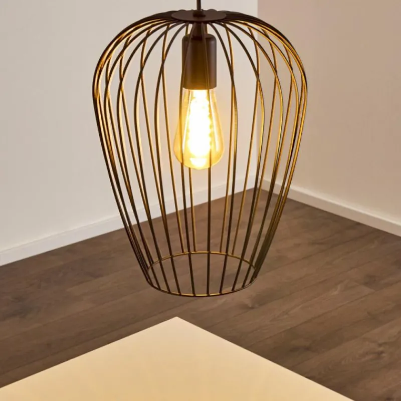 hofstein Suspension Chiuta Noir, 1 lumière