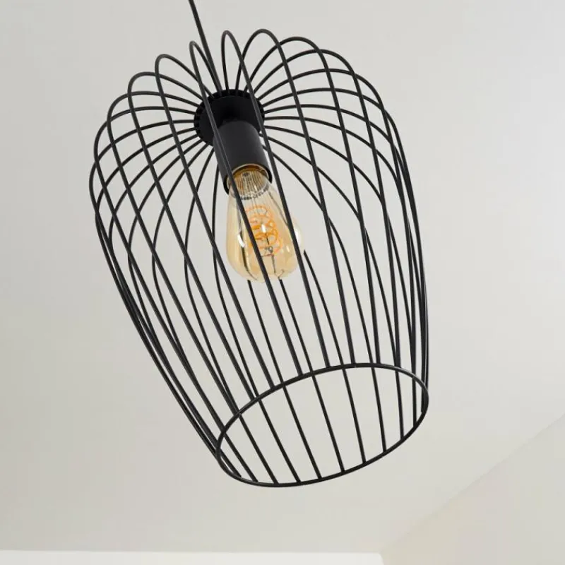 hofstein Suspension Chiuta Noir, 1 lumière