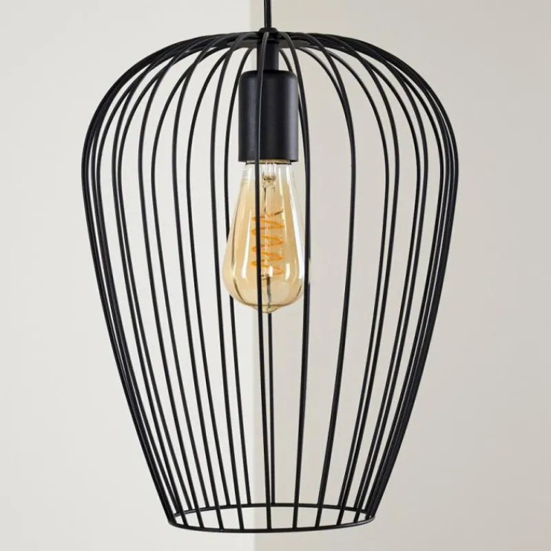 hofstein Suspension Chiuta Noir, 1 lumière