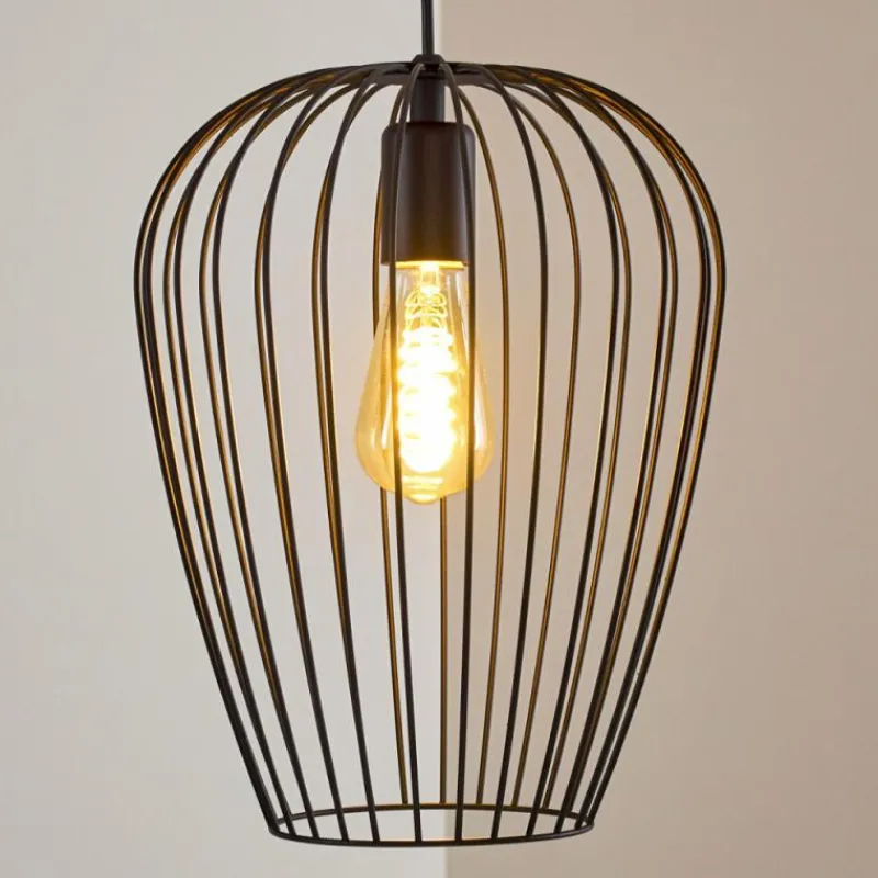 hofstein Suspension Chiuta Noir, 1 lumière