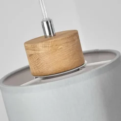 Lampes En Tissu-hofstein Suspension Chiuvi Gris, Écru, 4 lumières