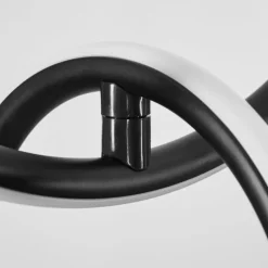 hofstein Suspension Chlak LED Noir, 3 lumières, Télécommandes